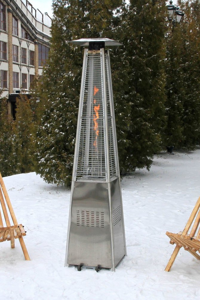 Аренда уличного газового обогревателя "Гриб"