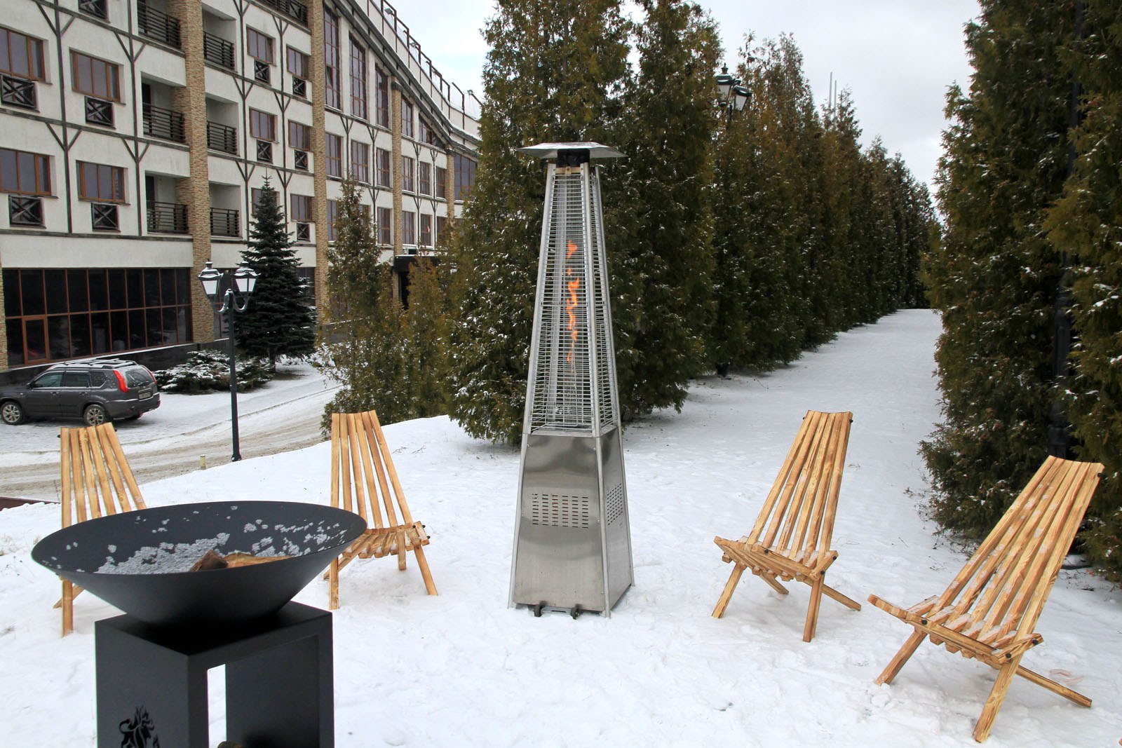 Аренда уличных газовых обогревателей